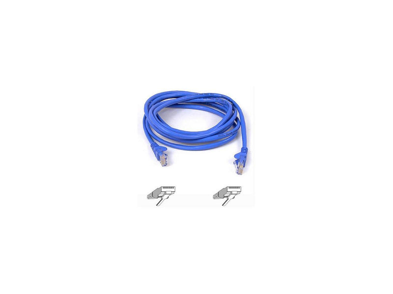 Belkin A3L791-12-BLU-S 12 ft. Cat 5E Blue RJ45M/RJ45M Snagless  Patch Cable