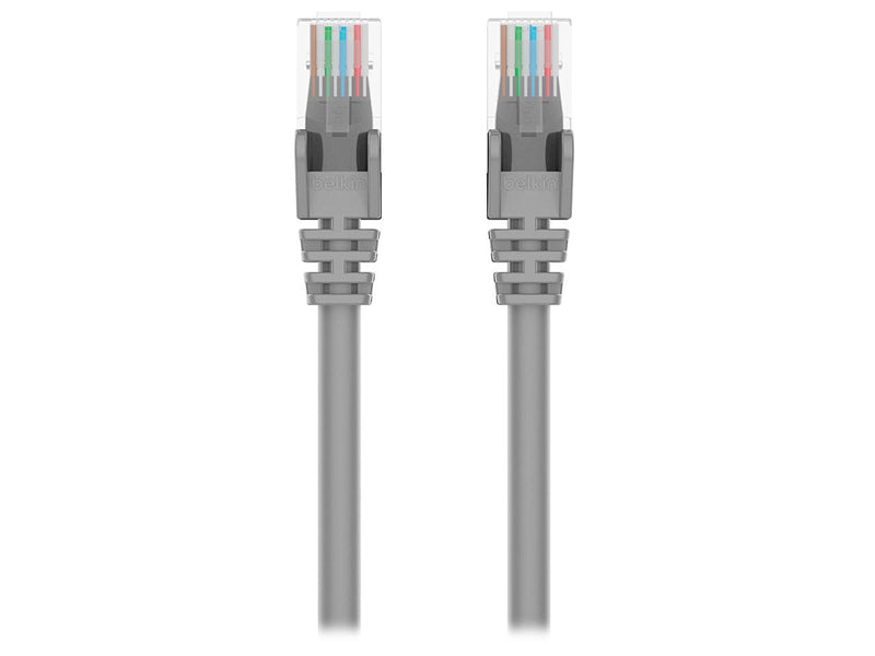 Belkin A3L980B50-S 50 ft. Cat 6 Gray UTP RJ45M/RJ45M Snagless  Patch Cable