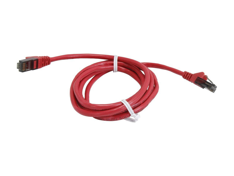 Belkin A3L980-06-RED-S 6 ft. Cat 6 Red UTP RJ45M/RJ45M Snagless  Patch Cable