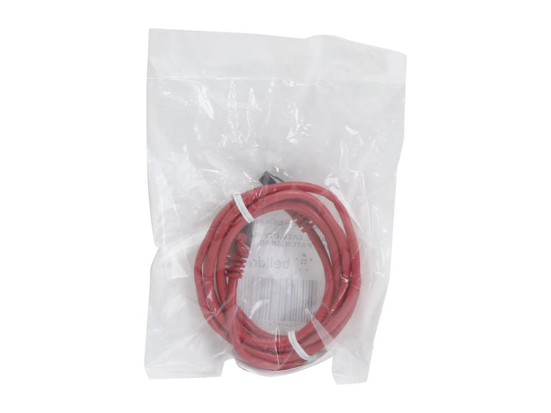 Belkin A3L980-06-RED-S 6 ft. Cat 6 Red UTP RJ45M/RJ45M Snagless  Patch Cable