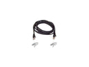 Belkin A3L980B03-BLK-S 3 ft. Cat 6 Black RJ45M/RJ45M Snagless  Patch Cable