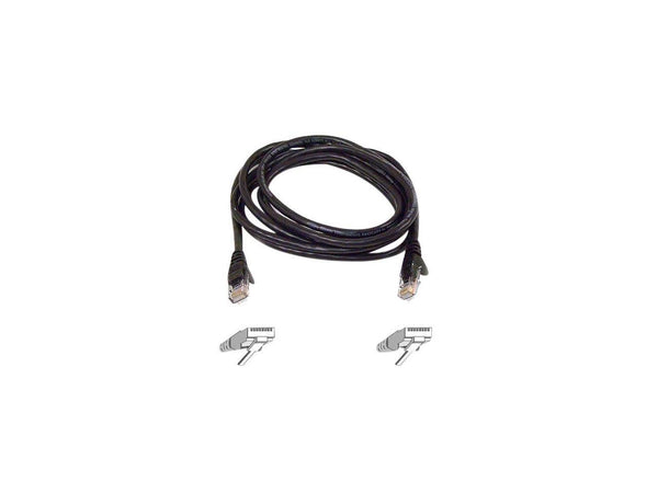 Belkin A3L980B03-BLK-S 3 ft. Cat 6 Black RJ45M/RJ45M Snagless  Patch Cable