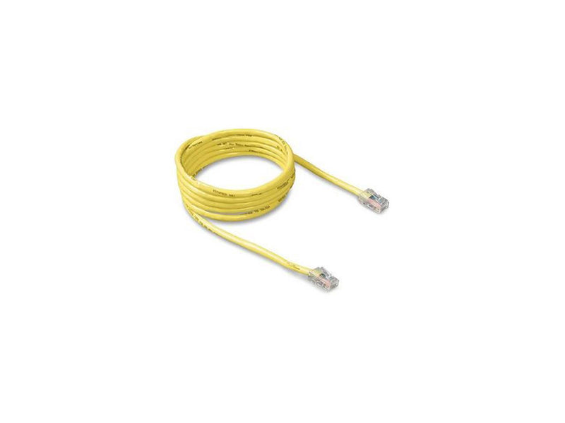 Belkin A3L781-03-YLW 3 ft. Cat 5E Yellow RJ45M/RJ45M Patch Cable