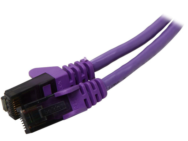 Belkin A3L980-14-PUR-S 14 ft. Cat 6 Purple RJ45M/RJ45M Snagless  Patch Cable