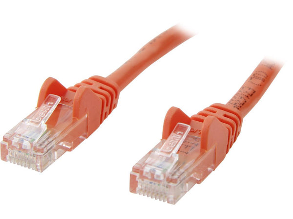 Belkin A3L791-06-ORG-S 6 ft. Cat 5E Orange UTP RJ45M/RJ45M Snagless Patch Cable