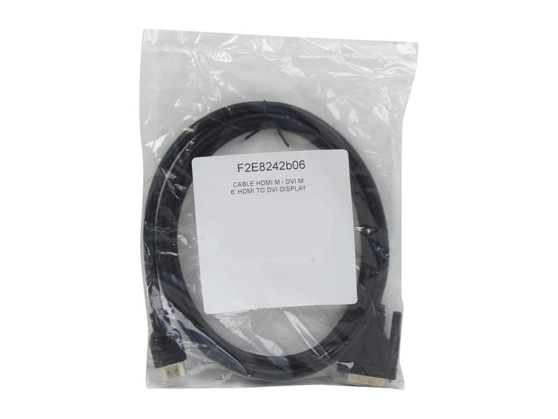 Belkin F2E8242B06 Black 1 x HDMI Male to 1 x DVI Male HDMI to DVI Cable Male to