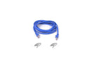 Belkin A3L791-100-BLU 100 ft. Cat 5E Blue Network Cable