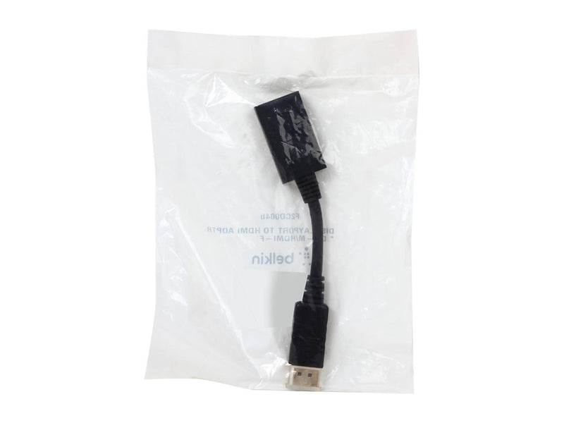 Belkin F2CD004B See Product Details Black Displayport to HDMI Adapter Cable