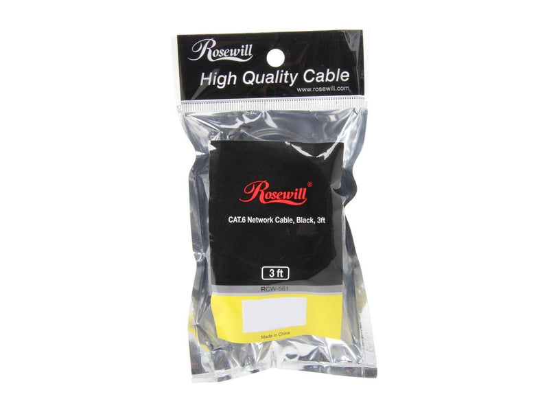 ROSEWILL 3FT CAT6 BLK RCW-561 R