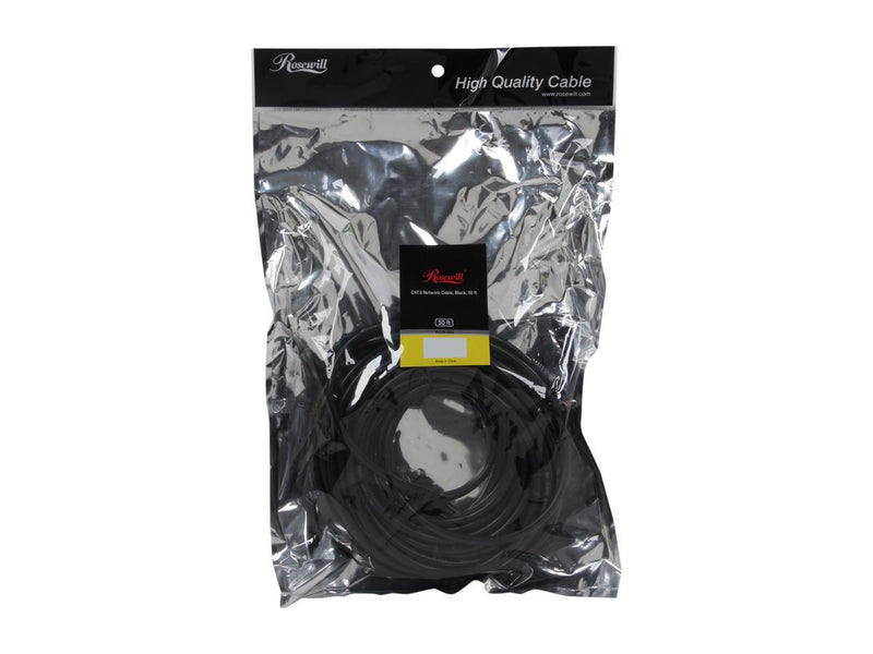 ROSEWILL 50FT CAT6 BLK RCW-566 R