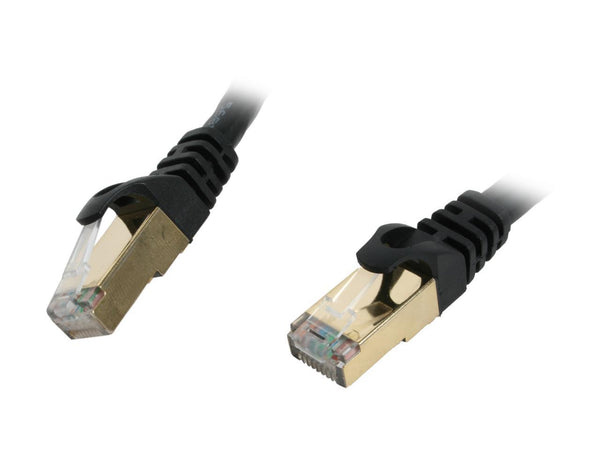 Rosewill RCW-1-CAT7-BK 1 ft. Cat 7 Black Shielded Twisted Pair (S/STP)