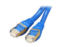 Rosewill RCW-1-CAT7-BL 1 ft. Cat 7 Blue Shielded Twisted Pair (S/STP) Networking