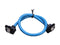 Rosewill RCAB-11041 SATA III Blue Round Cable w/ Locking Latch, Supports 6 Gbps,