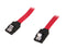 Rosewill RCAB-11050 - 18" Flat Red SATA III Cable with Locking Latch - Supports