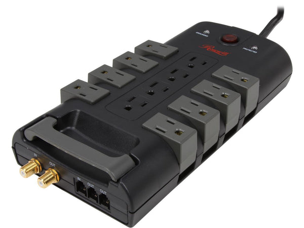 Rosewill Power Strip Surge Protector 12-Outlet with Rotating Power Strip