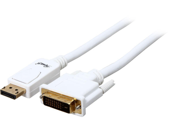 Rosewill RCDC-14005 3 ft. White DisplayPort to DVI 28AWG DisplayPort to DVI