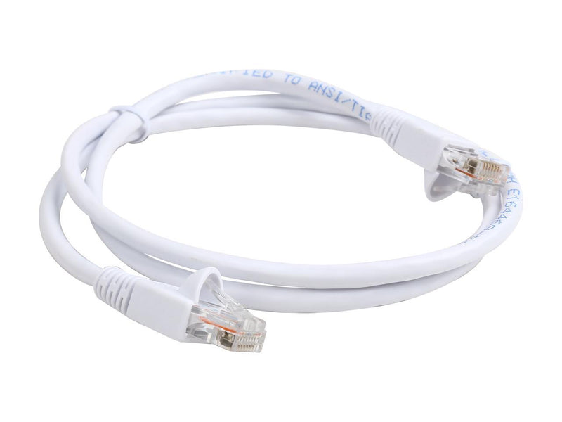 Rosewill RCAT5E-3WH 3 ft. Cat 5E White 24AWG, Bare Stranded Copper 350MHZ UTP