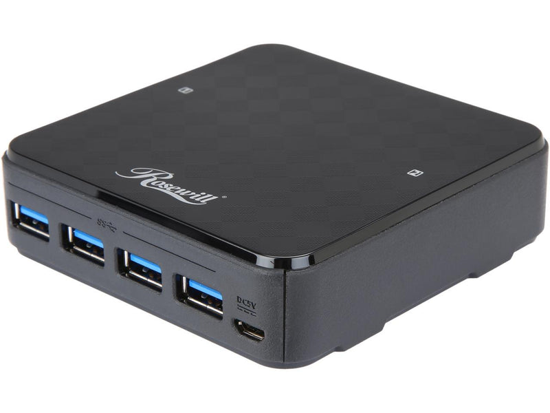 Rosewill USB 3.0 Sharing Switch Box, 4 Port USB 3.0 Peripheral Switch