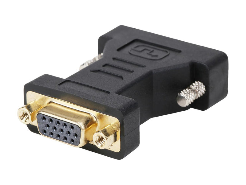 Rosewill EA-AD-DVI2VGA-MF Black Color Dual Link DVI-I(24+5) Male to VGA Female