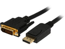 Rosewill CL-DP2DVI-6-BK 6 ft. 28AWG DisplayPort Male to DVI-D(24+1) Male Passive