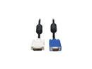Tripp Lite Display Cable DVI to VGA High Resolution Male Monitor Cable