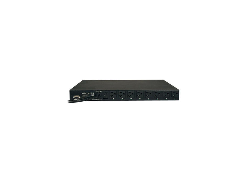 Tripp Lite PDUMH20AT Switched, Metered 1U 120V 20A 12 Feet PDU with Dual-Input