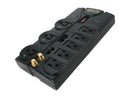 Tripp Lite Surge Protector Power Strip 120V 8 Outlet RJ11 RJ45 Coax 10' Crd 3240