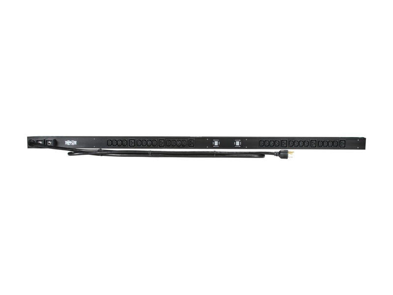 Tripp Lite Metered PDU, 30A, 30 Outlets (6-C19 & 24-C13), 208 / 240 V, L6-30P,
