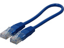 TRIPP LITE N002-001-BL 1 ft. Cat 5E Blue Cat5e 350MHz Molded Patch Cable