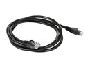 TRIPP LITE N201-005-BK 5 ft. Cat 6 Black Gigabit Snagless Molded Patch Cable