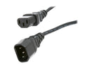Tripp Lite Model P004-006 6 ft. AC Power Extension Cord, IEC-320-C14 to