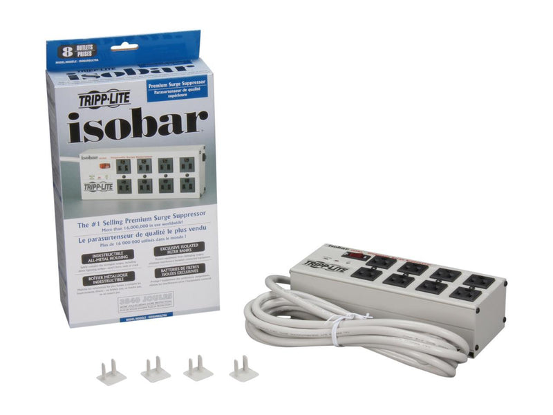 Tripp Lite ISOBAR8ULTRA 8 Outlets 3840 Joules 12' Cord Isobar Premium Surge
