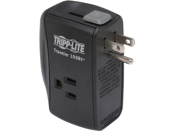 TRIPP LITE TRAVELER100BT 6 ft phone cable 2 Outlets 1050 joule Direct Plug-in