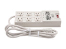 Tripp Lite TR-6 6 ft Cord 6 Outlets 2420 Joules Surge Suppressor