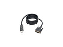 Tripp Lite P581-006 6 ft. Black Side A - Connector: 1 x DISPLAYPORT (MALE) 
Side