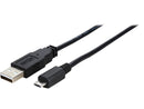 Tripp Lite U050-003 Black USB 2.0 A Male to Micro-USB B Male Device Cable