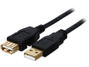 Tripp Lite U024-010 Black USB-A M/F Gold Extension Cable for USB2.0 Cable