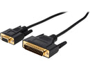 Tripp Lite Model P404-006 6 ft. AT Serial Modem Gold Cable (DB25M to DB9F)