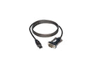 Tripp Lite 5ft USB to Serial Adapter Cable (USB-A to DB9 M/M)(U209-000-R)
