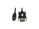Tripp Lite 5ft USB to Serial Adapter Cable (USB-A to DB9 M/M)(U209-000-R)