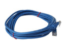 TRIPP LITE N002-015-BL 15 ft. Cat 5E Blue Cat5e 350MHz Molded Cable