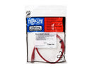 TRIPP LITE N201-002-RD 2 ft. Cat 6 Red Gigabit Snagless Molded Patch Cable