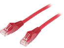 TRIPP LITE N201-007-RD 7 ft. Cat 6 Red Gigabit Snagless Molded Patch Cable