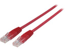 TRIPP LITE N002-005-RD 5 ft. Cat 5E Red 350MHz Molded Cable
