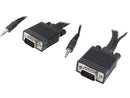 Tripp Lite P504-050 50 ft. SVGA/VGA Monitor + Audio Cable with Coax(HD15 M/M,