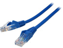 TRIPP LITE N001-006-BL 6 ft. Cat 5/5E Blue 350MHz Snagless Molded Patch Cable