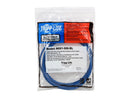 TRIPP LITE N001-006-BL 6 ft. Cat 5/5E Blue 350MHz Snagless Molded Patch Cable