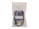 OKGEAR 18" SATA 6 Gbps Cable, Straight to Left Angle with Metal Latch, Black,