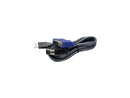 TRENDnet 2-in-1 USB VGA KVM Cable, 1.83m (6 Feet), VGA-SVGA HDB 15-Pin