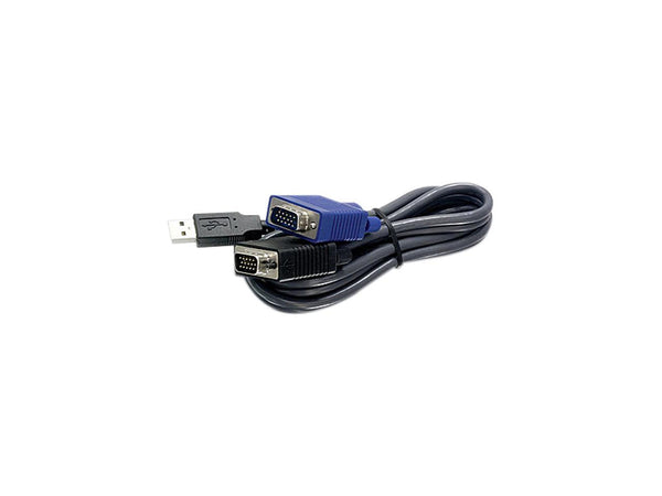 TRENDnet 2-in-1 USB VGA KVM Cable, 1.83m (6 Feet), VGA-SVGA HDB 15-Pin